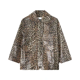 LAMINATED ANIMAL JACKET