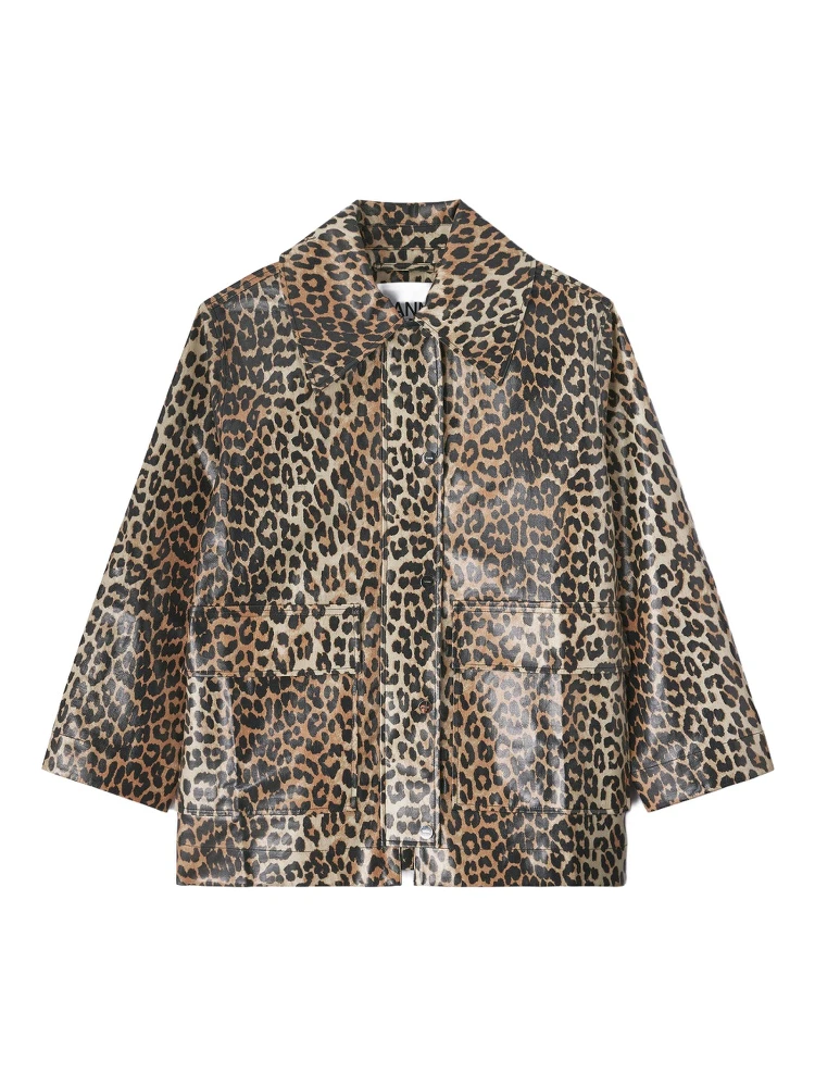 LAMINATED ANIMAL JACKET