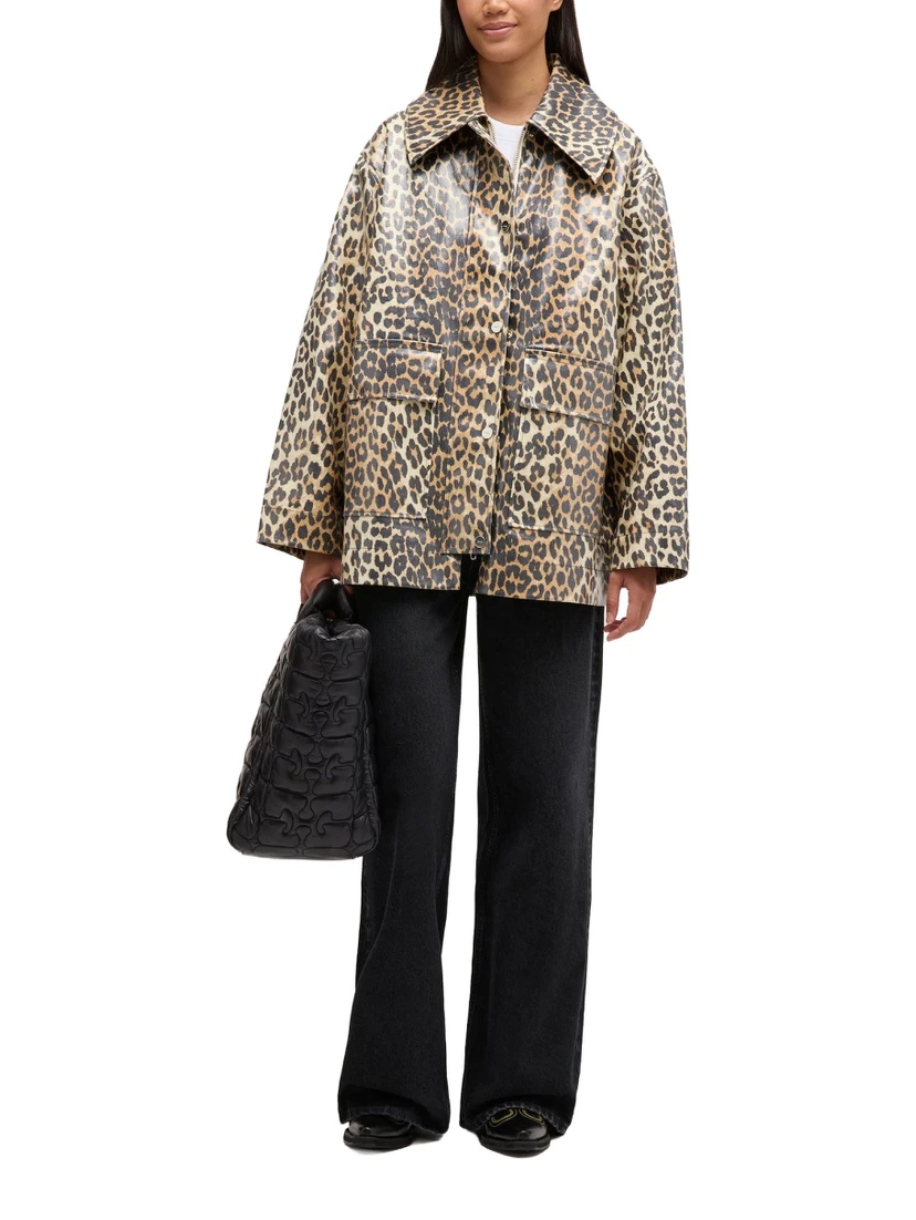 LAMINATED ANIMAL JACKET