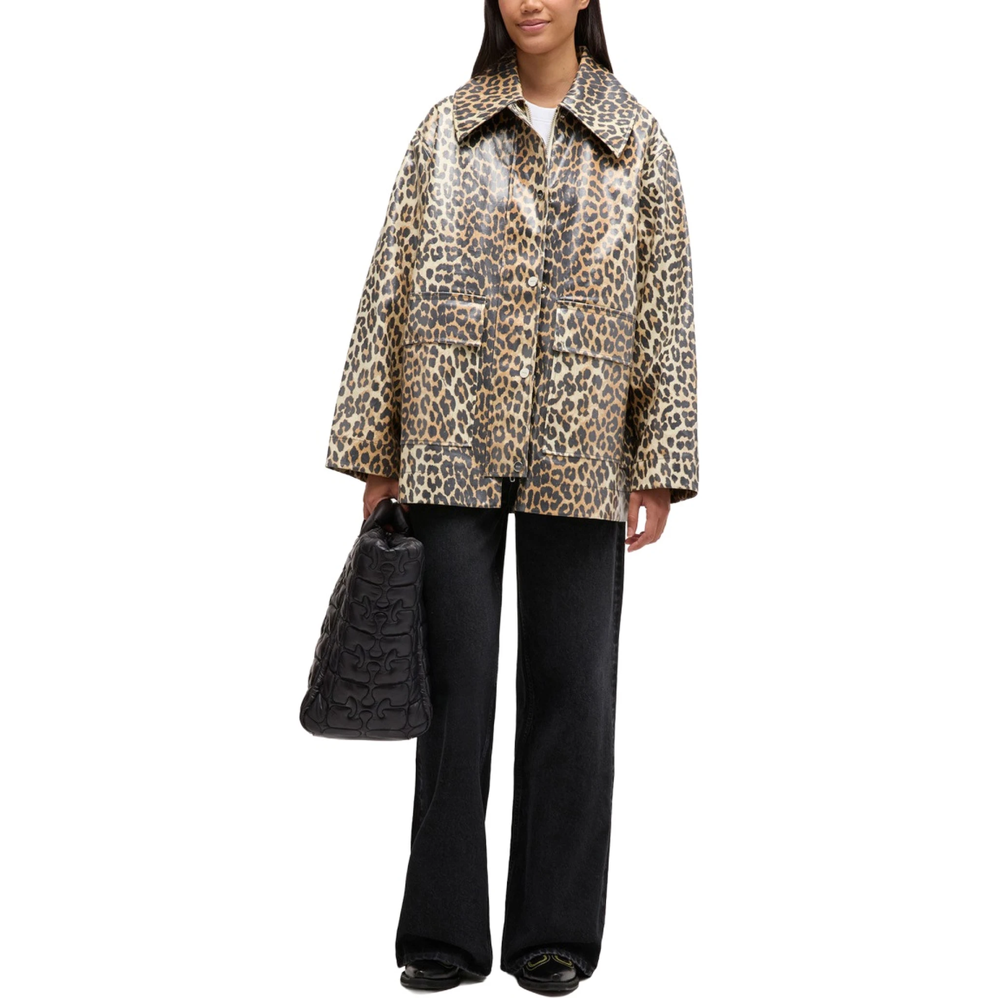 LAMINATED ANIMAL JACKET