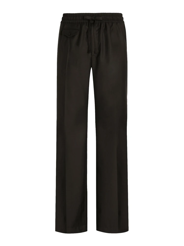 WOOL KNIT JOGGING PANTS