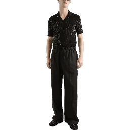 WOOL KNIT JOGGING PANTS