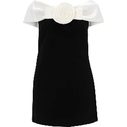 MINI DRESS WITH FLOWER DETAIL