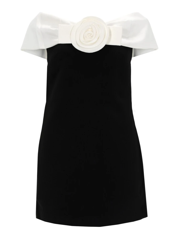 MINI DRESS WITH FLOWER DETAIL