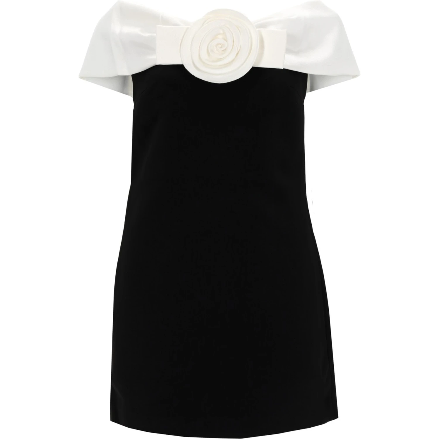 MINI DRESS WITH FLOWER DETAIL