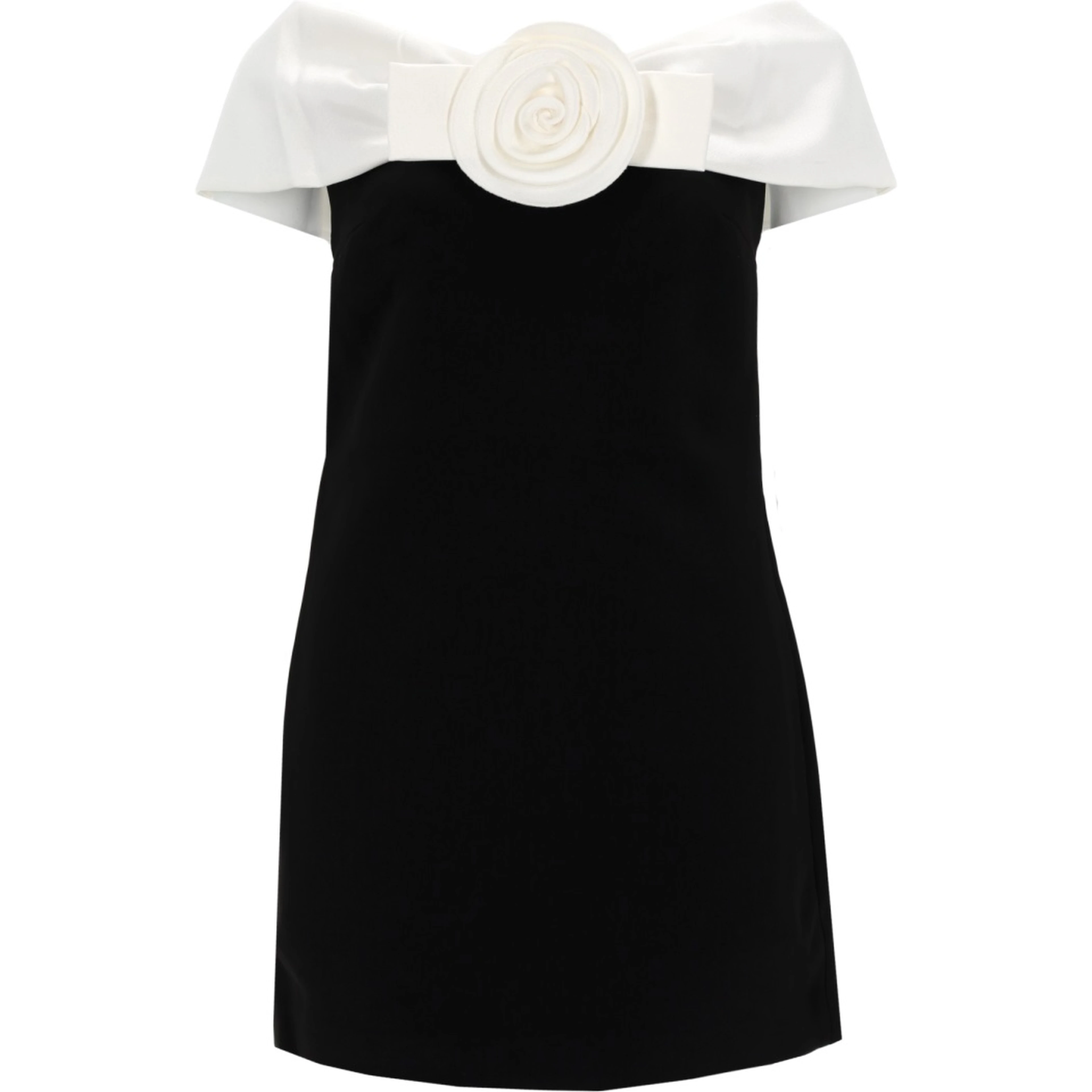 MINI DRESS WITH FLOWER DETAIL