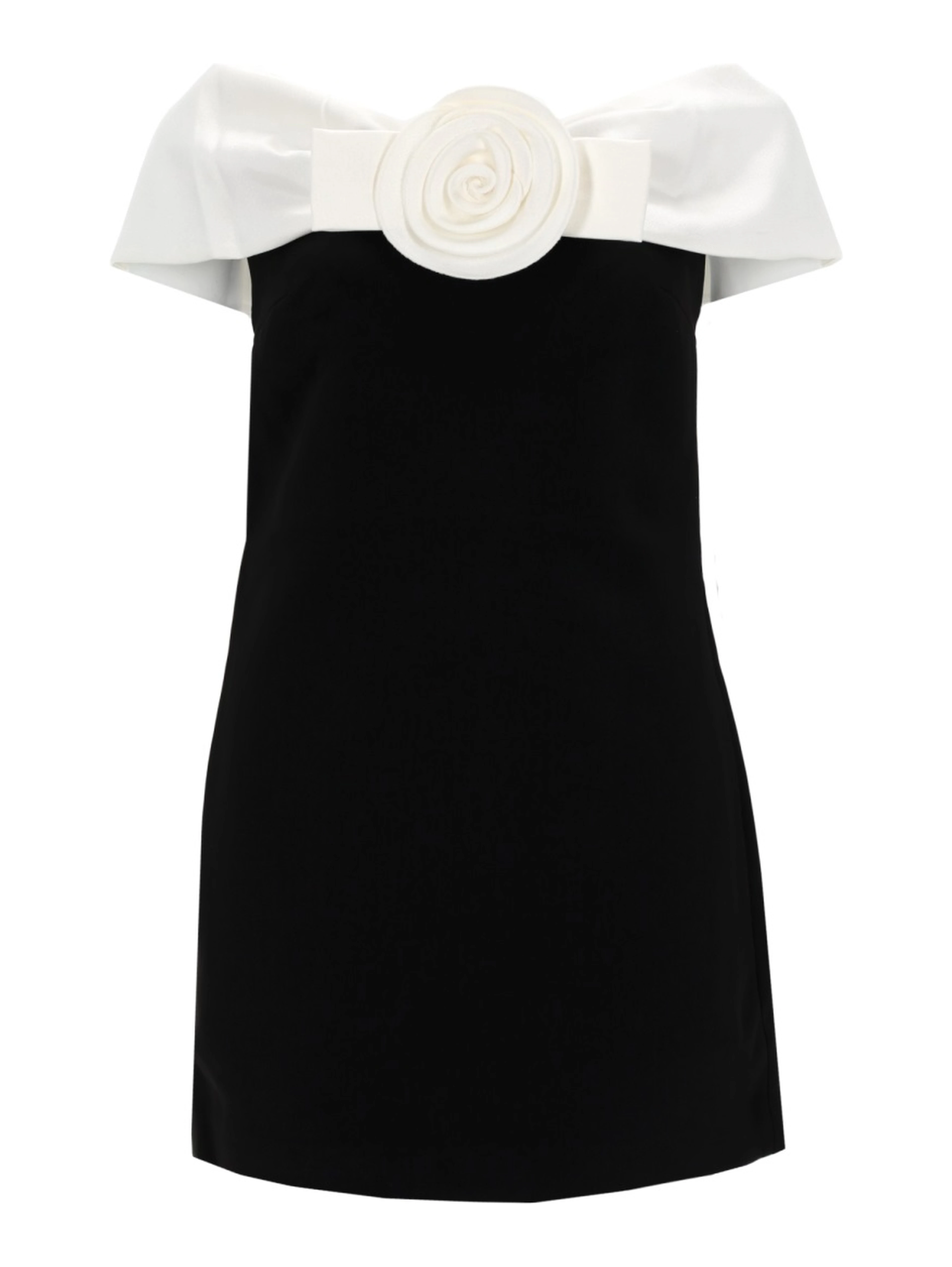 MINI DRESS WITH FLOWER DETAIL