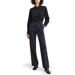 "STRAIGHT COLLAR TWISTED" SHIRT