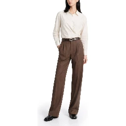 "STRAIGHT COLLAR TWISTED" SHIRT