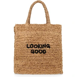 SHOPPER BAG WITH EMBROIDERY