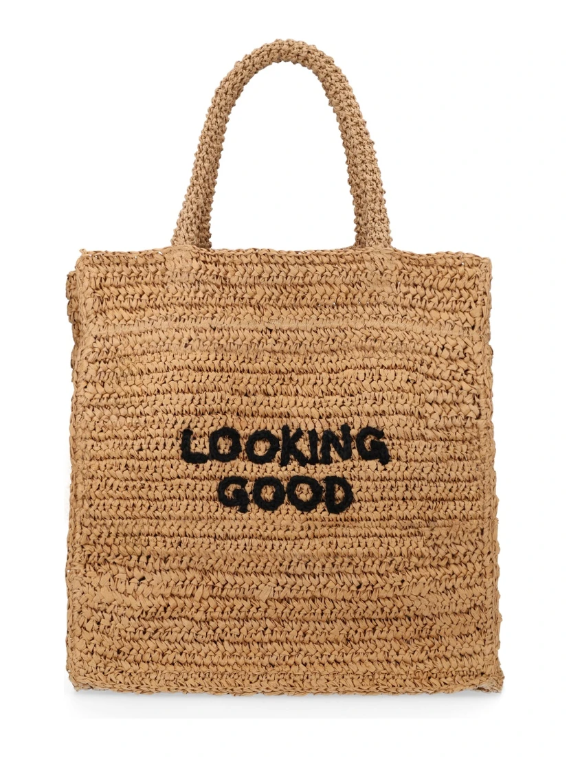 SHOPPER BAG WITH EMBROIDERY