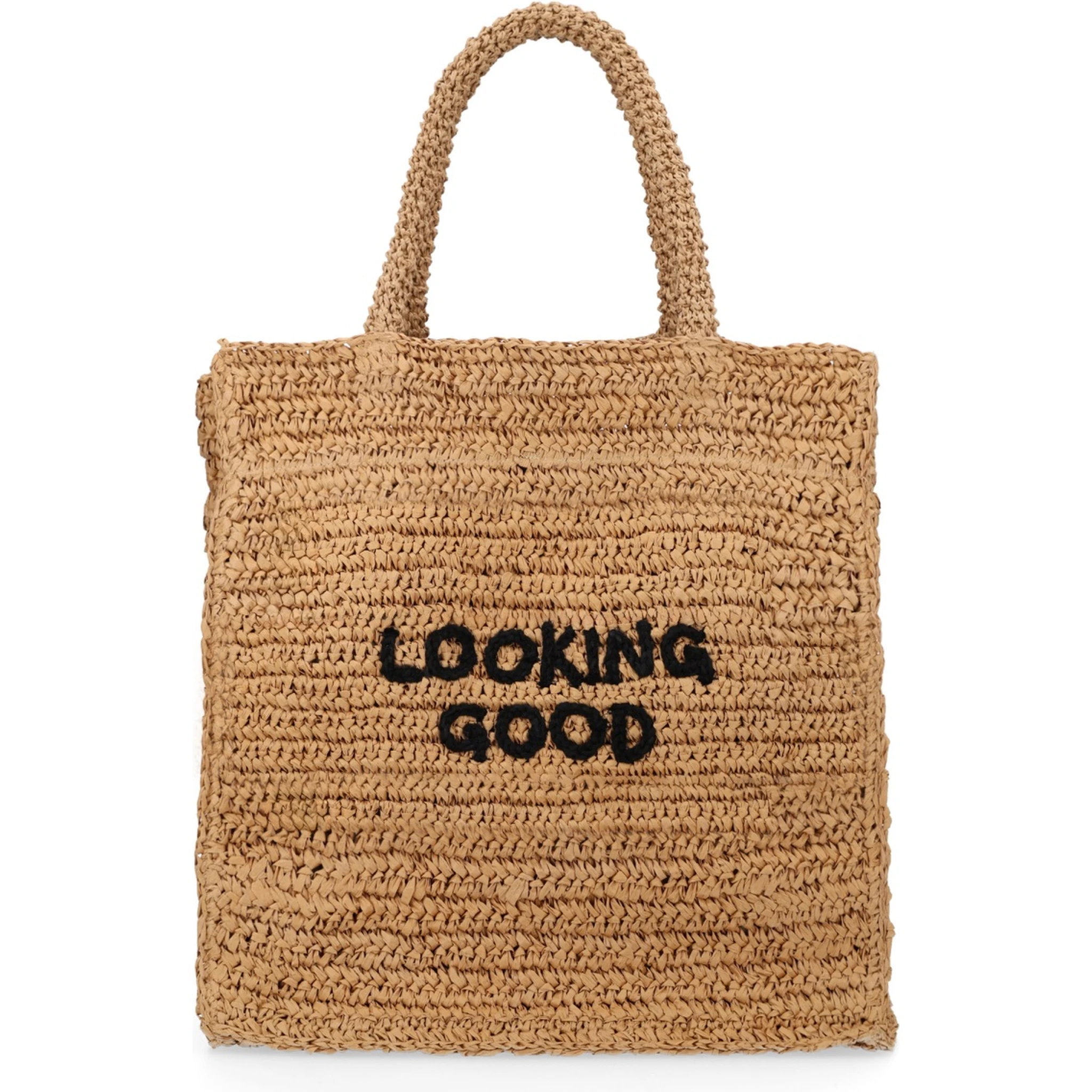 SHOPPER BAG WITH EMBROIDERY