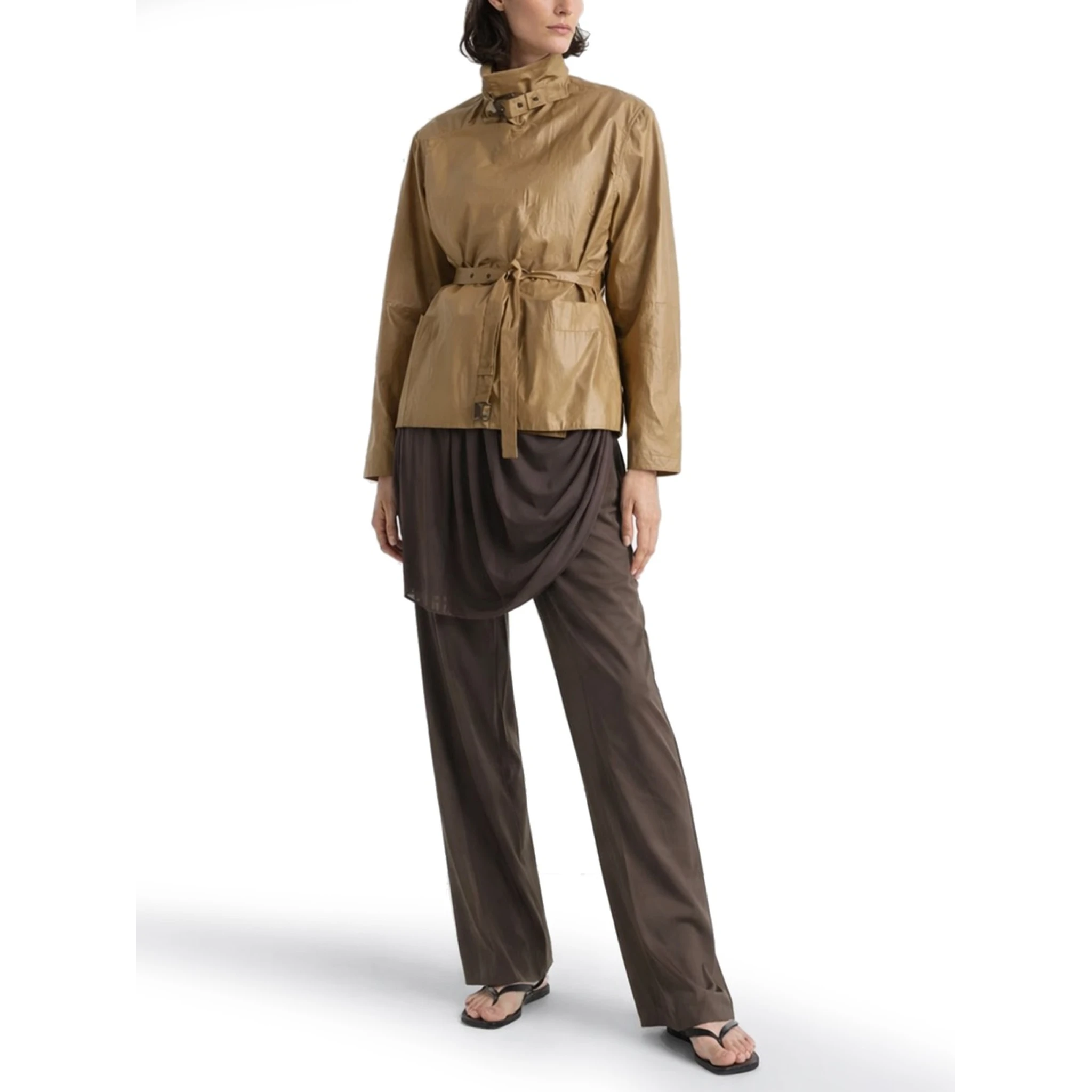 BELTED JACKET