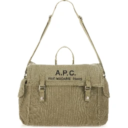 حقيبة كتف بشعار