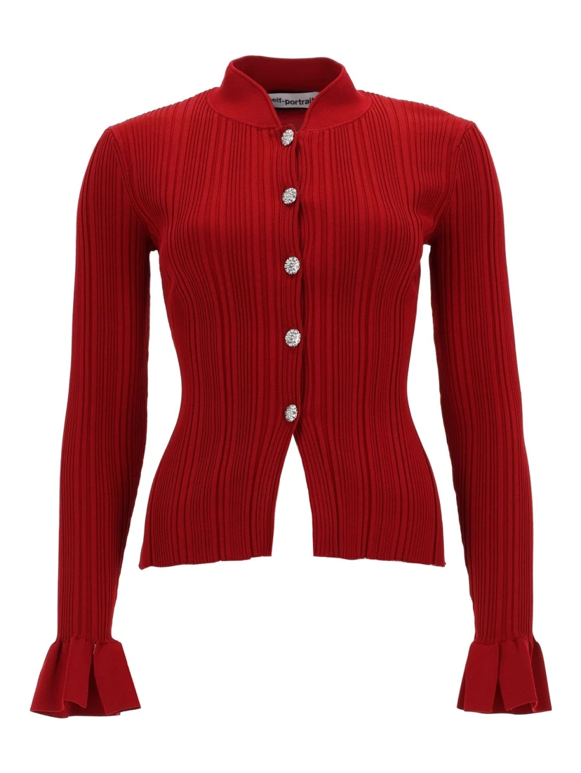 CARDIGAN WITH JEWEL BUTTONS