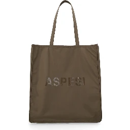 حقيبة تسوق مزينة بشعار