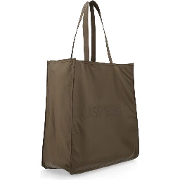 حقيبة تسوق مزينة بشعار