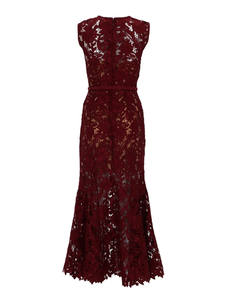 FLORAL LACE MIDI DRESS alternative