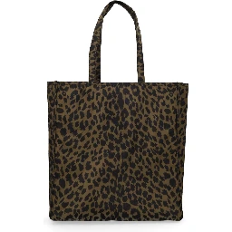 حقيبة تسوق مزينة بشعار