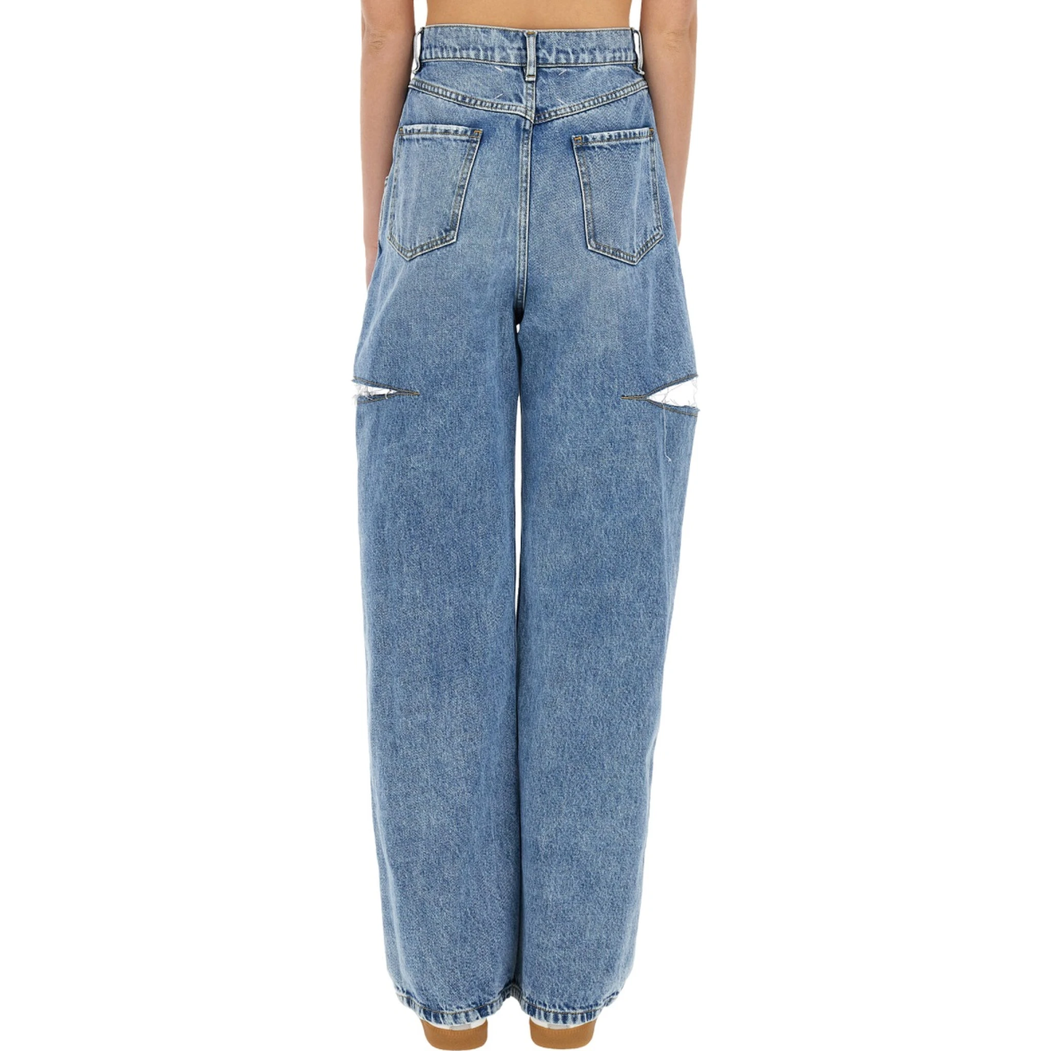 JEANS WITH CUT OUT DETAIL