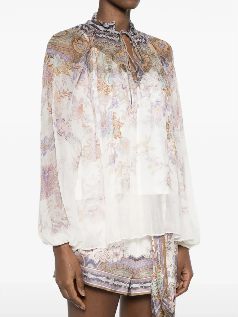 Luna puff sleeve blouse