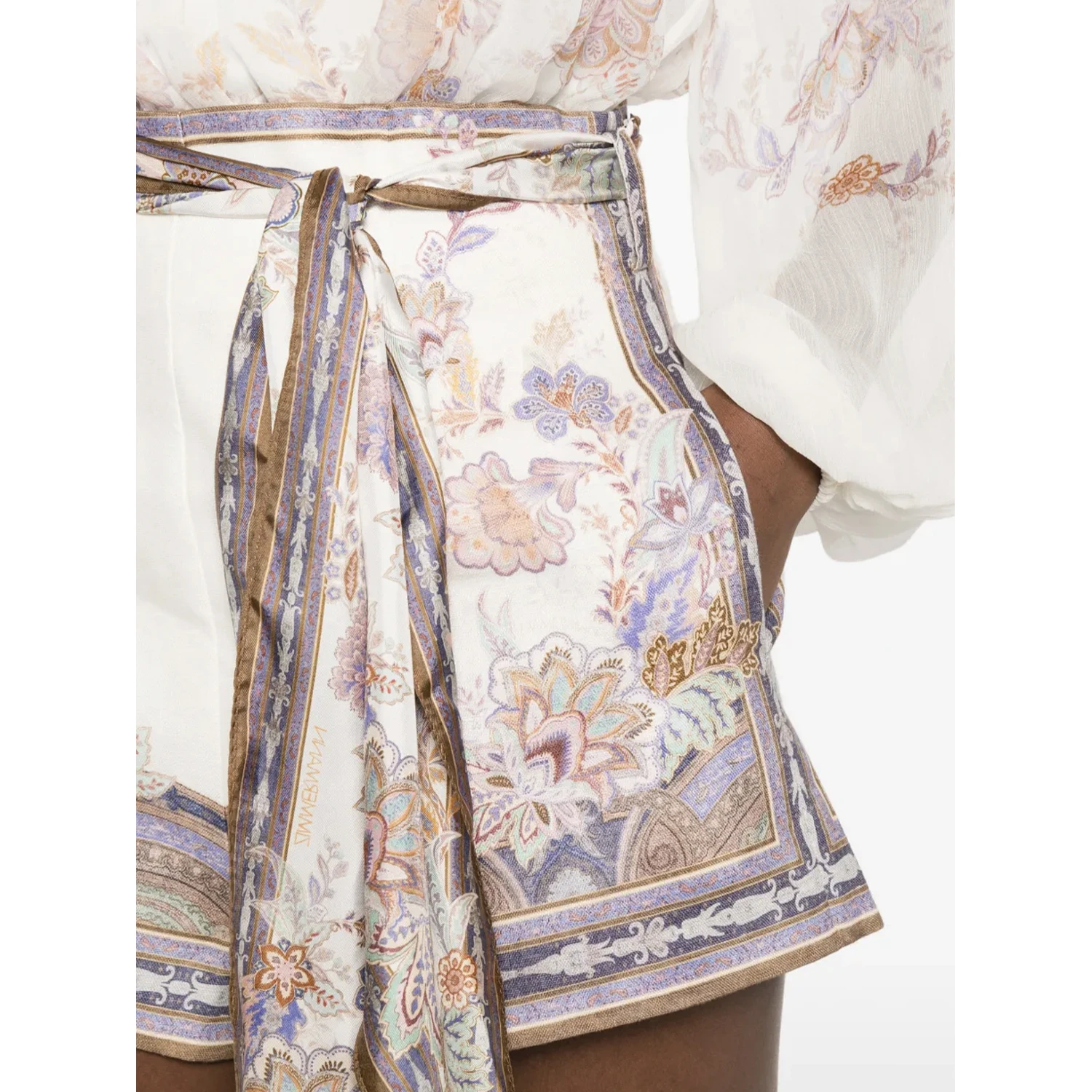Luna scarf shorts