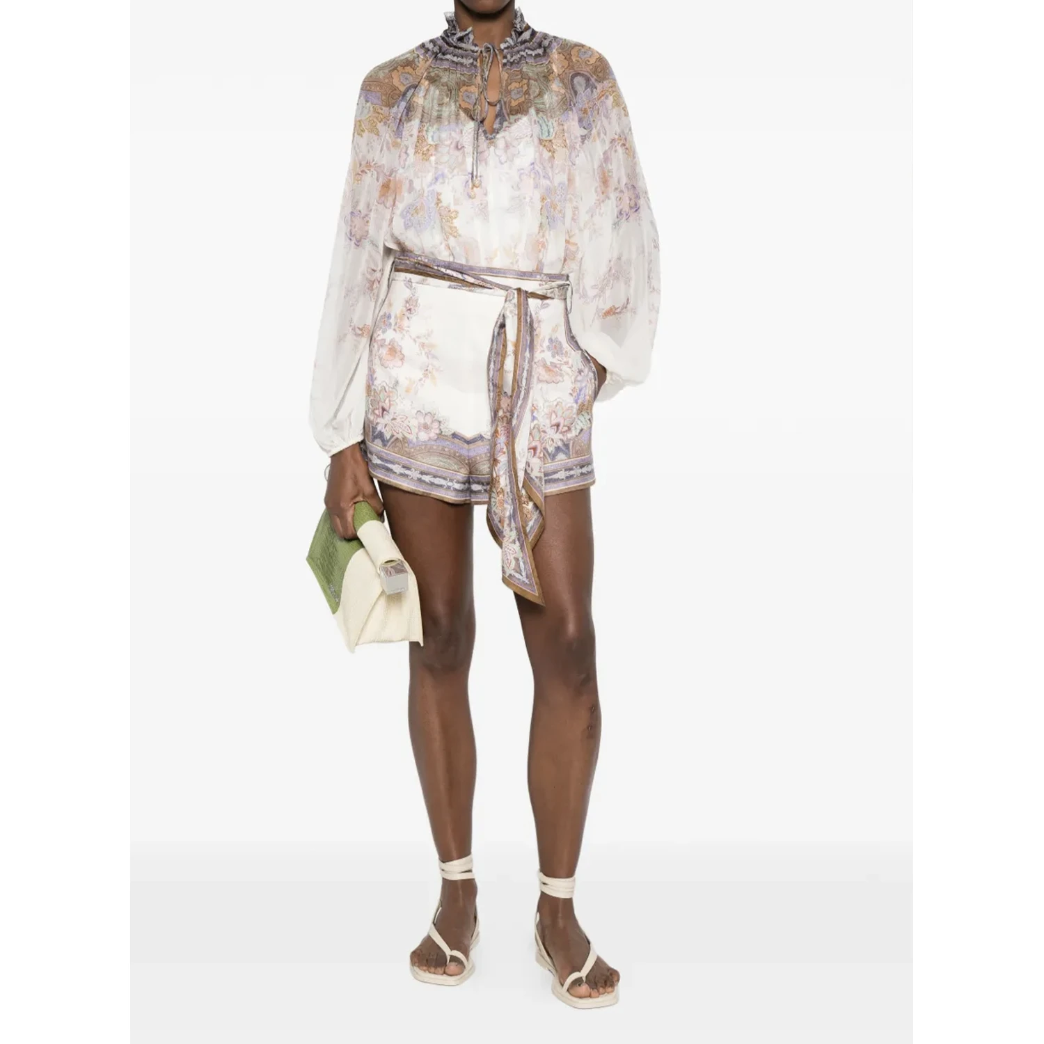 Luna scarf shorts