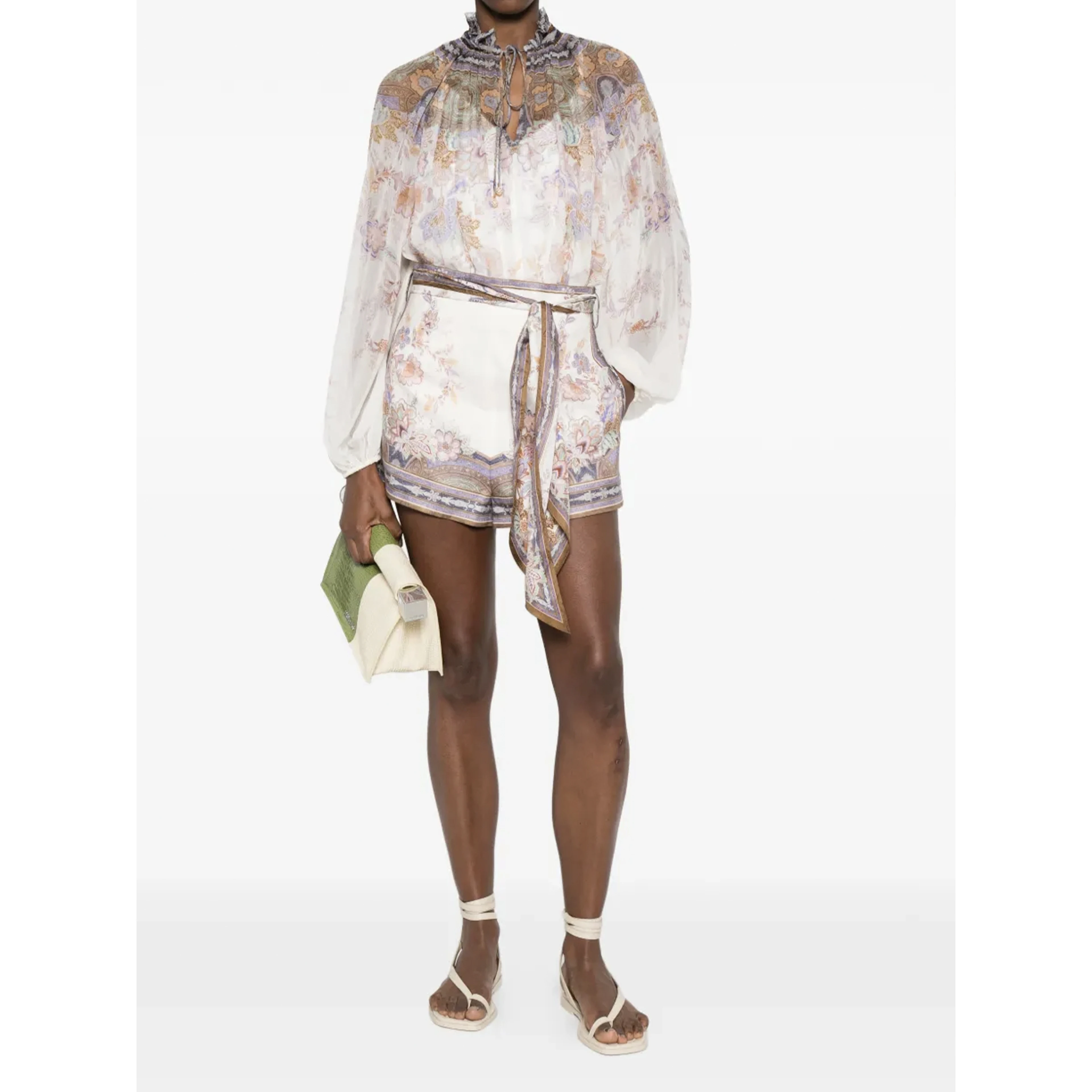 Luna scarf shorts