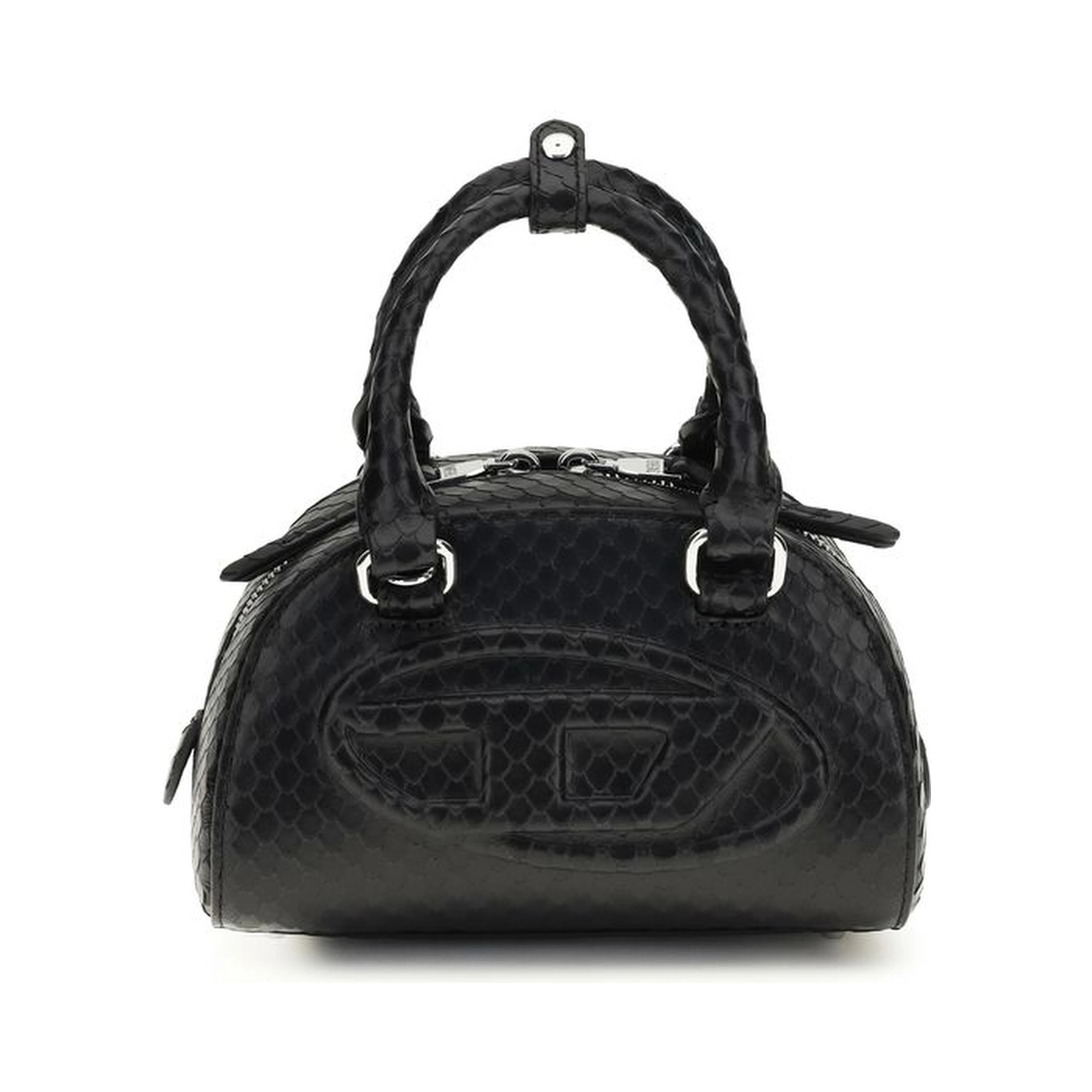 Black Calf Leather Bos Taurus Handbag