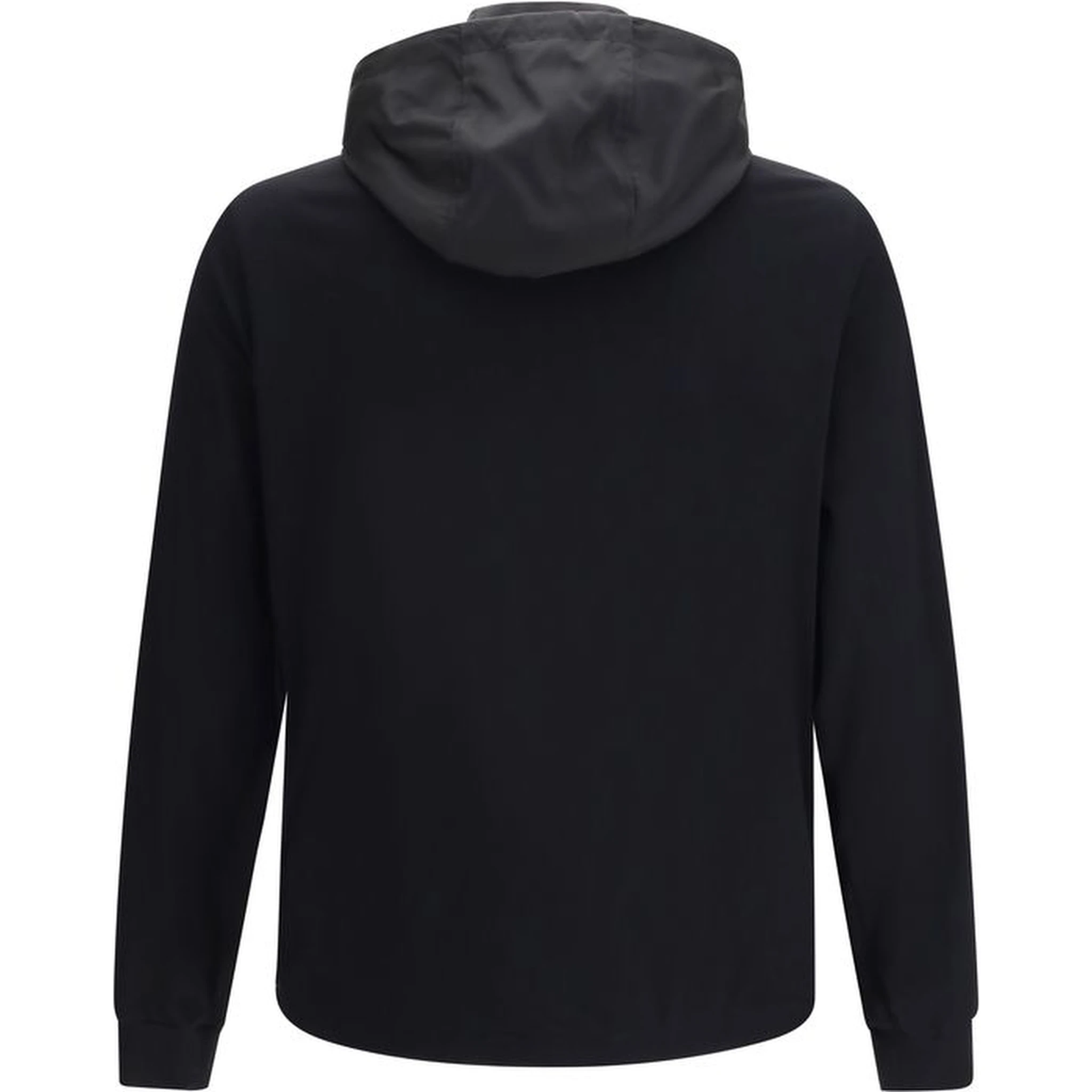 Black Cotton Shell Jacket