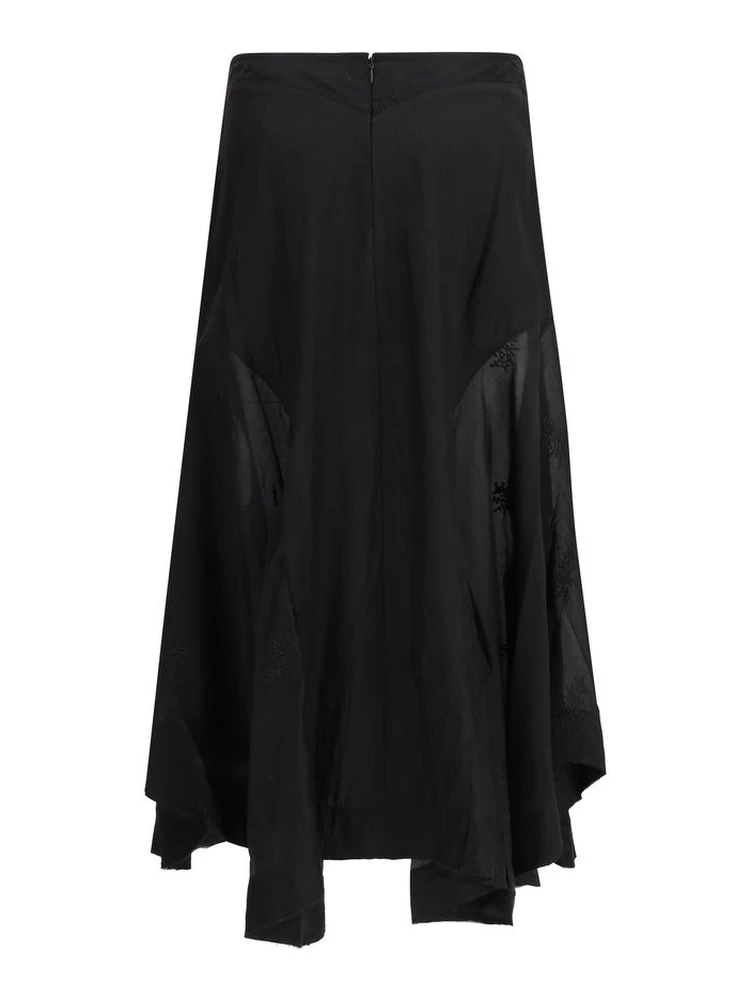 Black Lyocell Long Skirt alternative