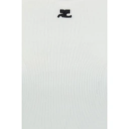 تي شيرت قطني أبيض