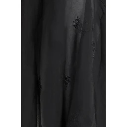 Black Lyocell Long Skirt