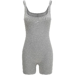 Gray Cotton Jumpsuit