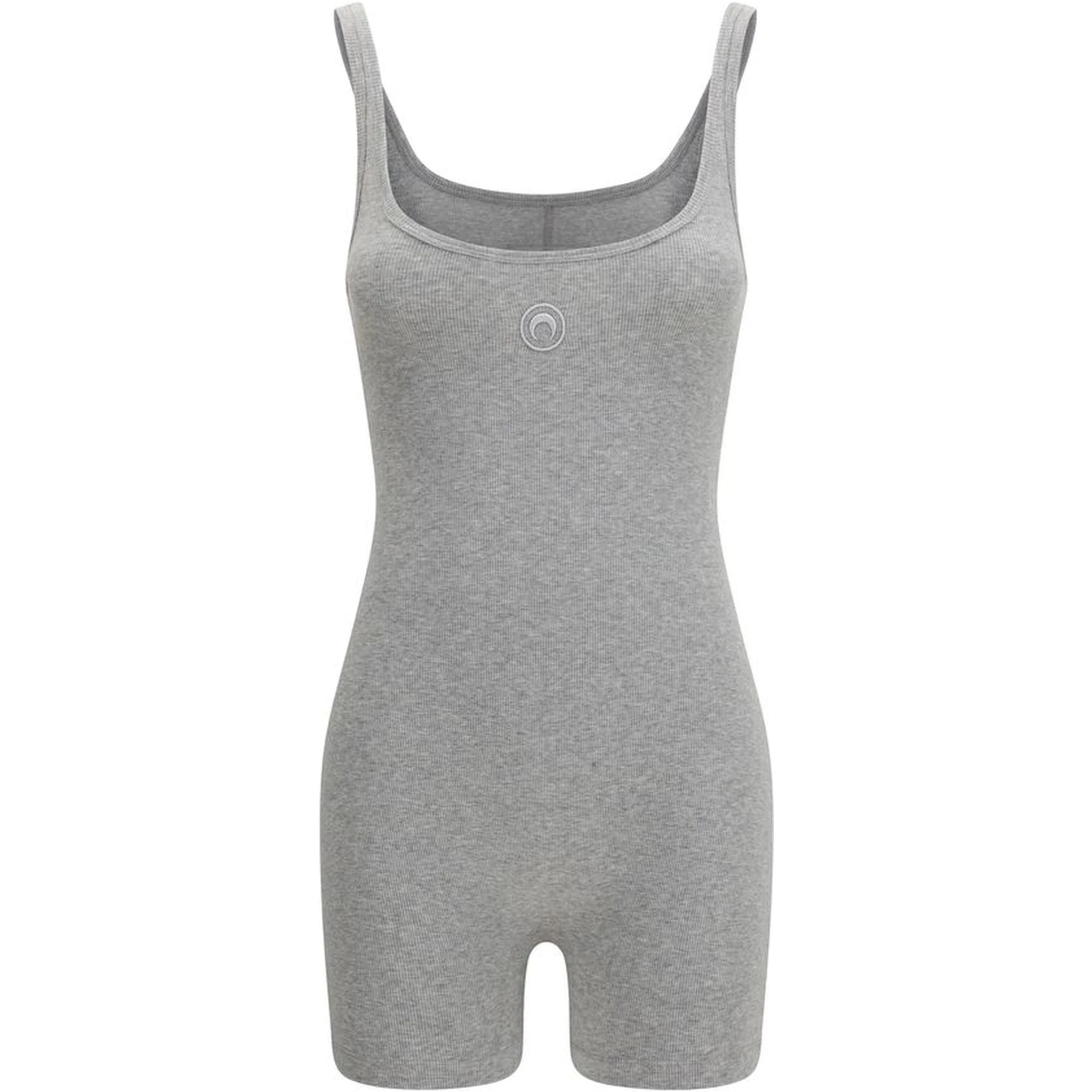Gray Cotton Jumpsuit