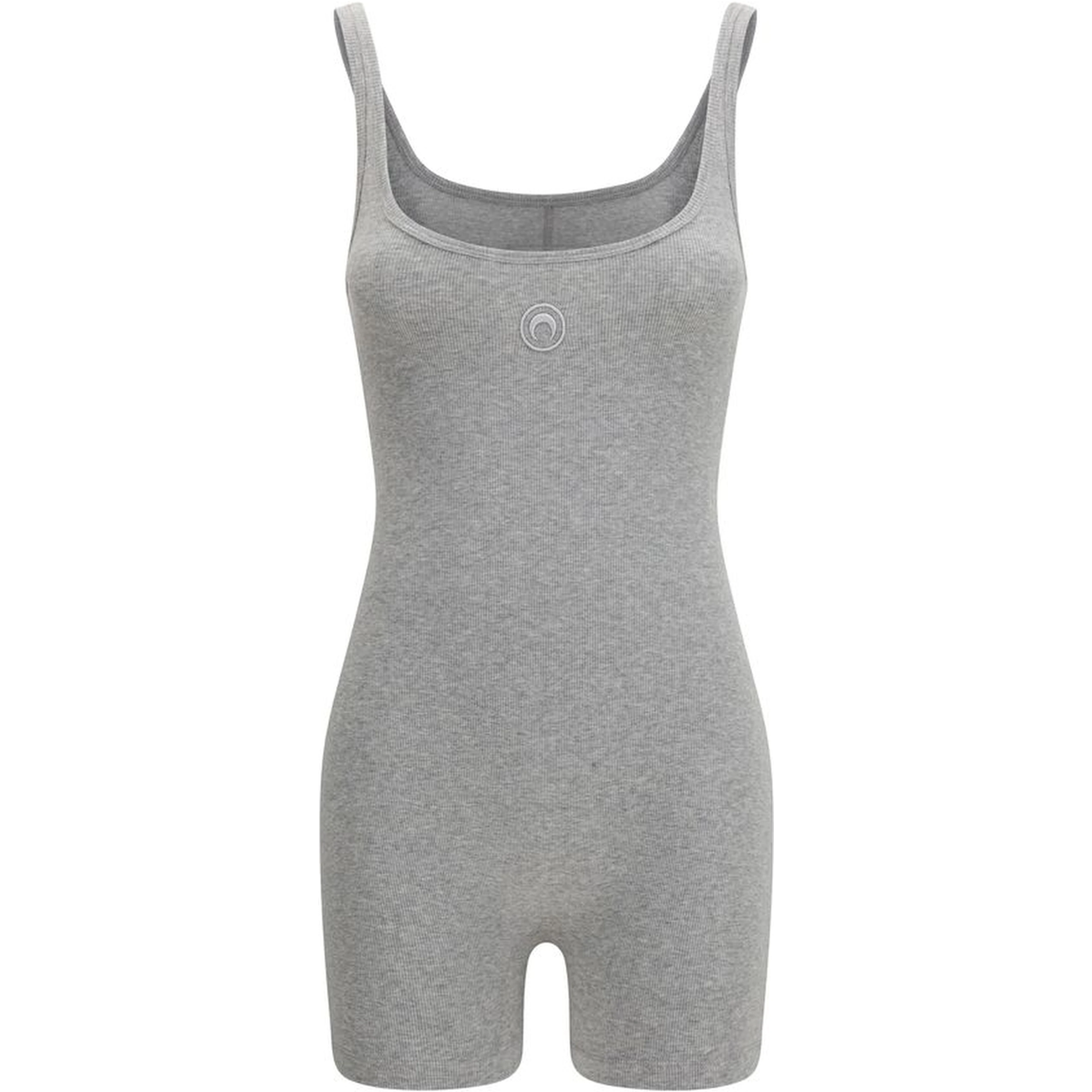 Gray Cotton Jumpsuit