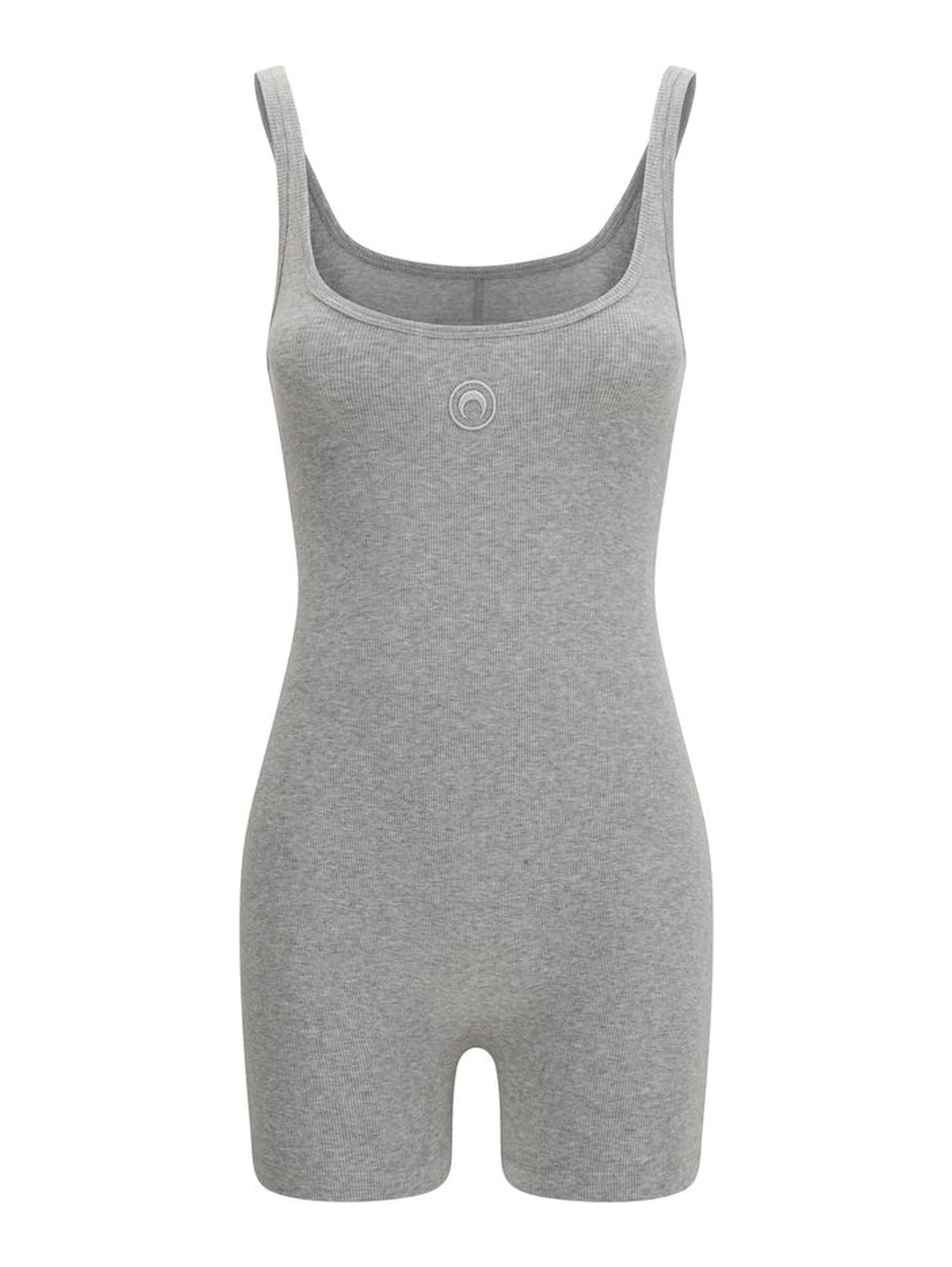Gray Cotton Jumpsuit