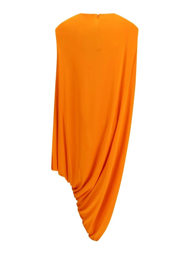 Orange Viscose Casual Dress alternative