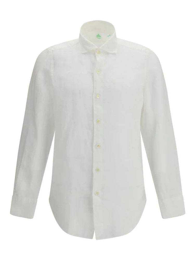 White Linen Dress Shirt