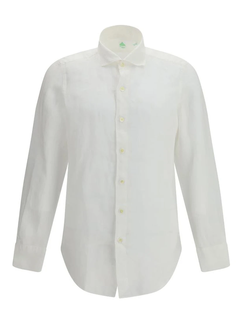 White Linen Dress Shirt