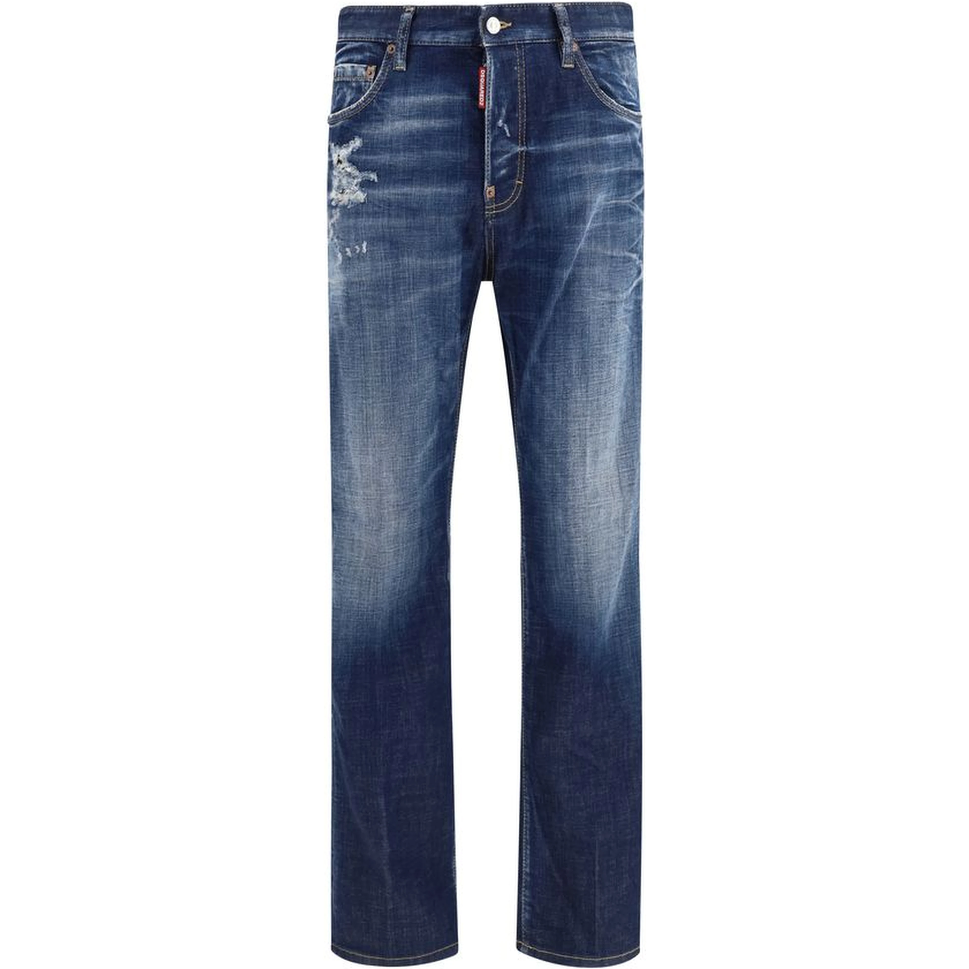 Blue Cotton Jeans Denim
