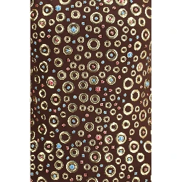 Brown Polyamide One-Piece Swimsuit