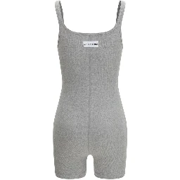 Gray Cotton Jumpsuit