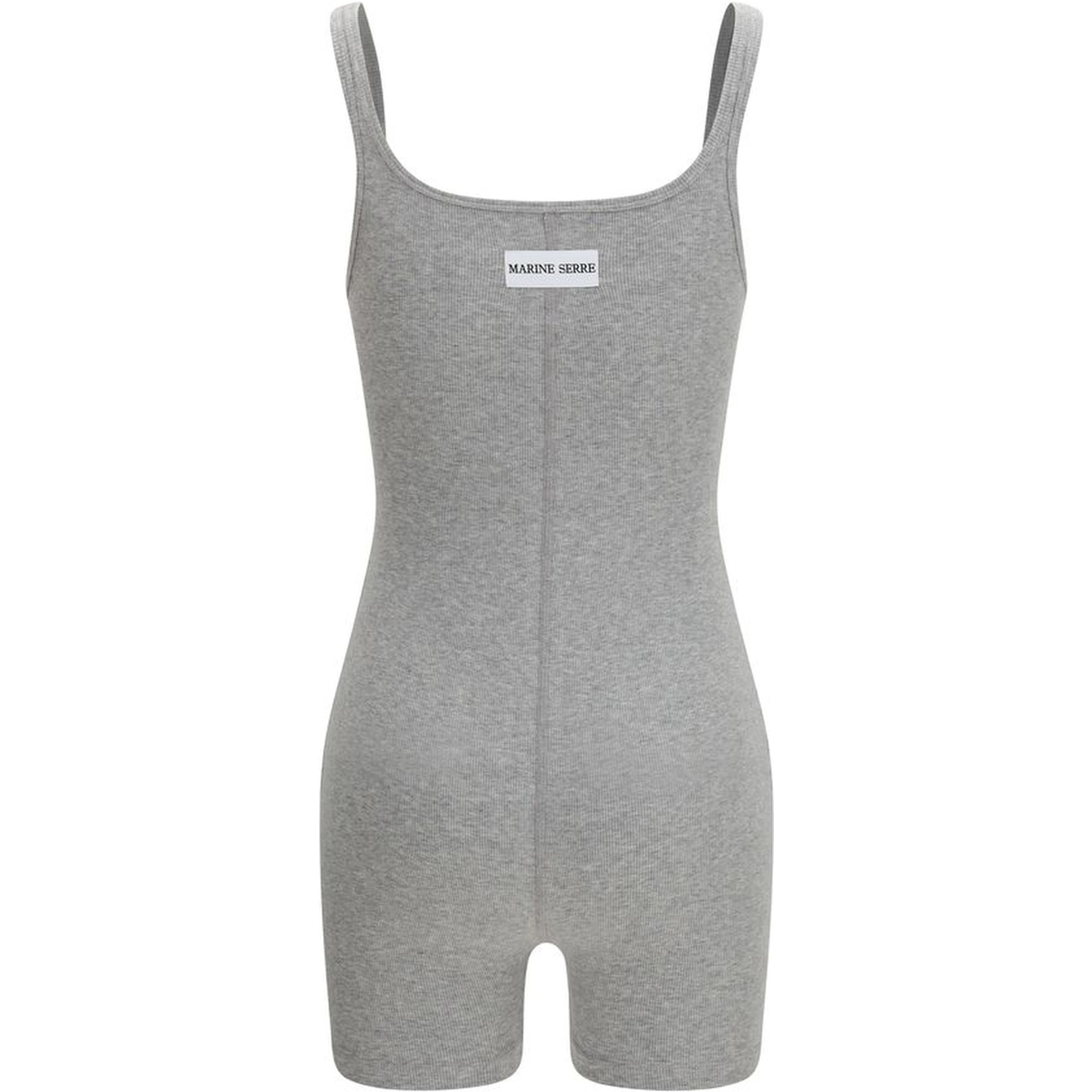 Gray Cotton Jumpsuit