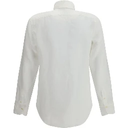 White Linen Dress Shirt