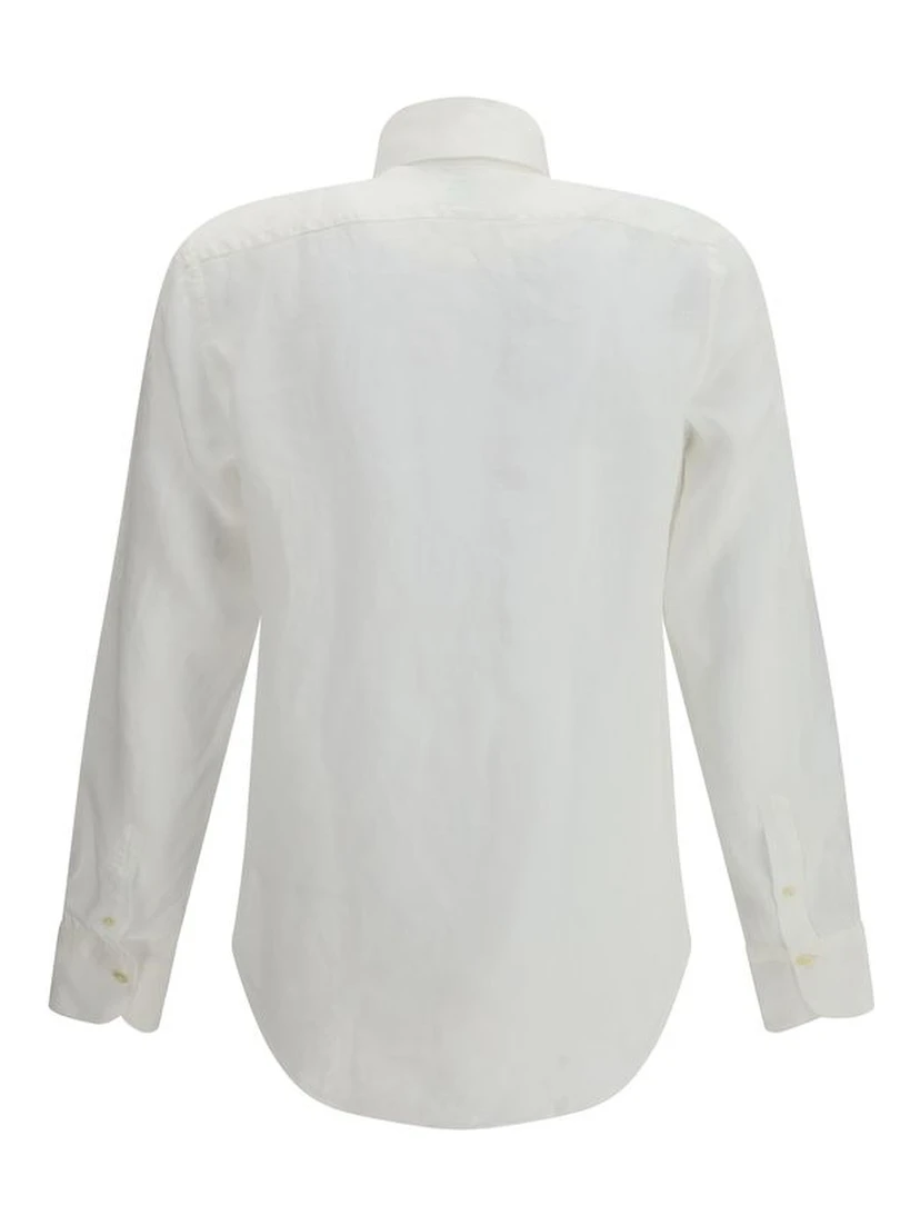 White Linen Dress Shirt