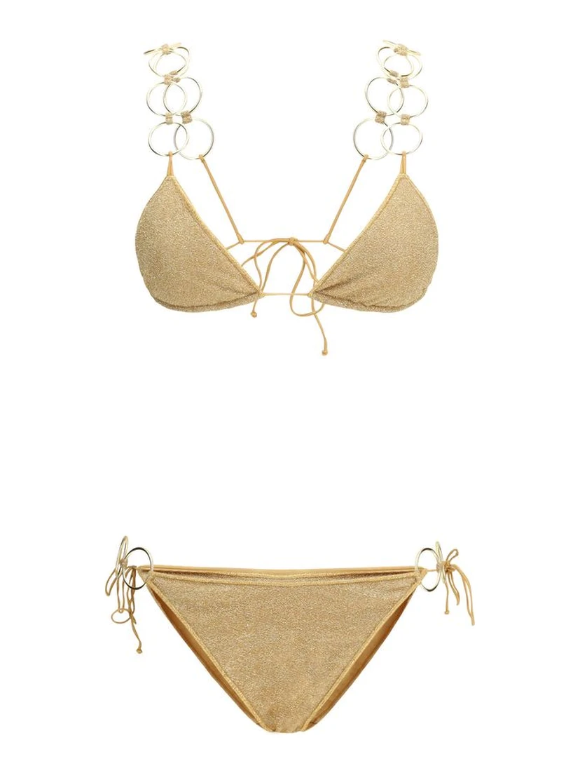 Gold Polyamide Bikini