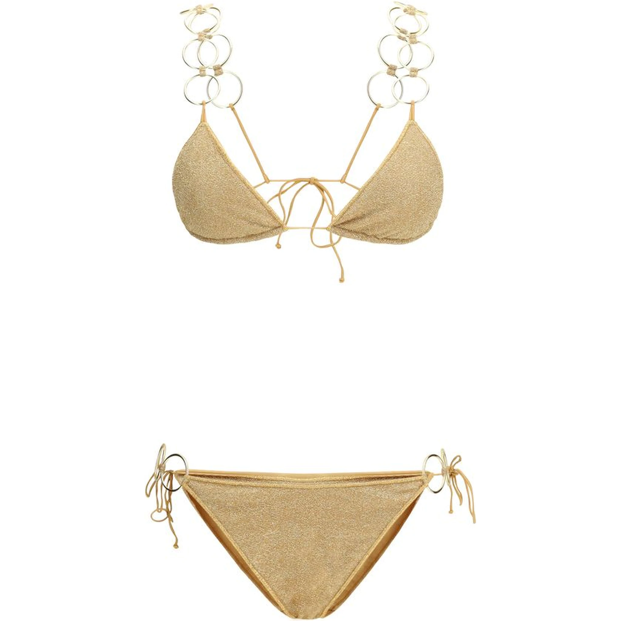 Gold Polyamide Bikini