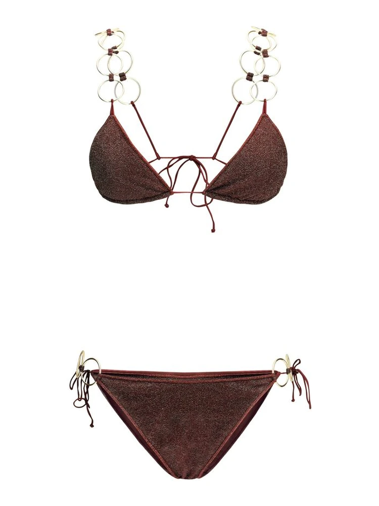 Brown Polyamide Bikini