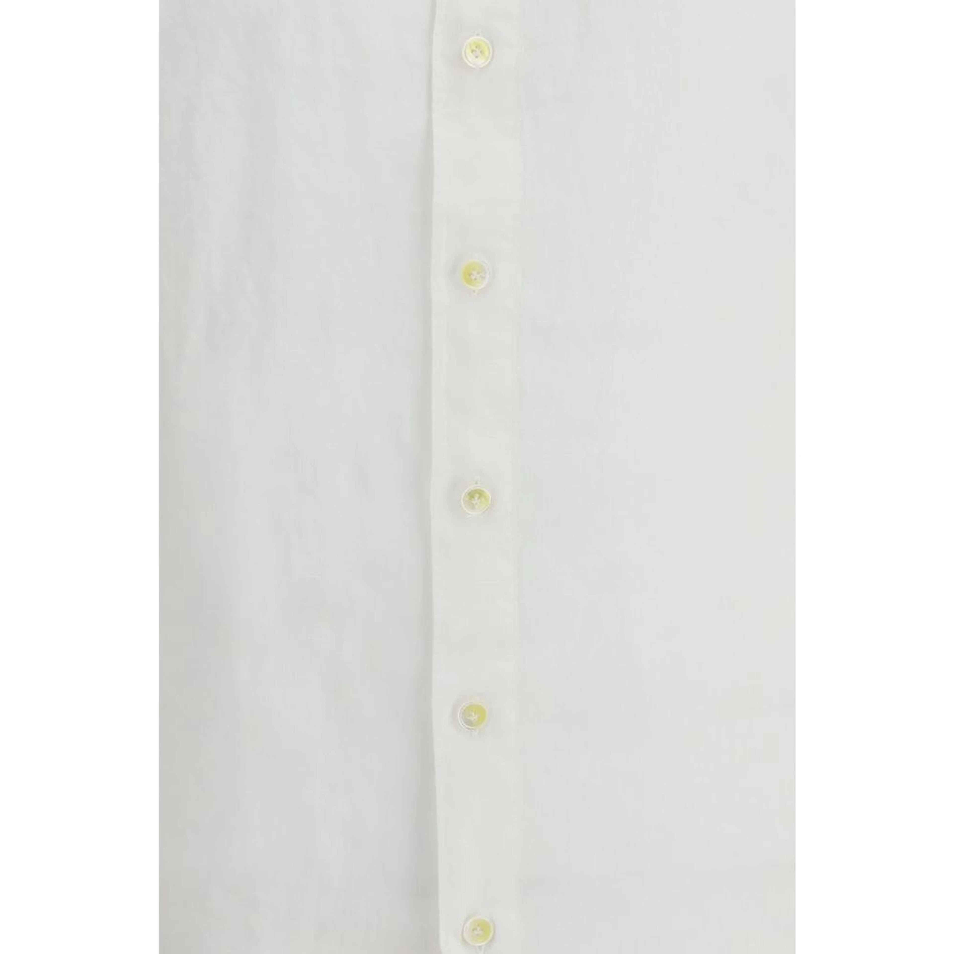 White Linen Dress Shirt
